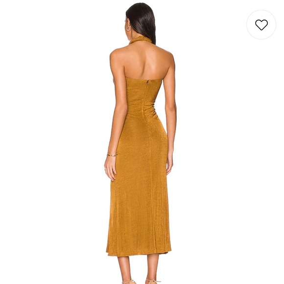 Misha Lydia Dress in Bronze - Picture 3 of 4